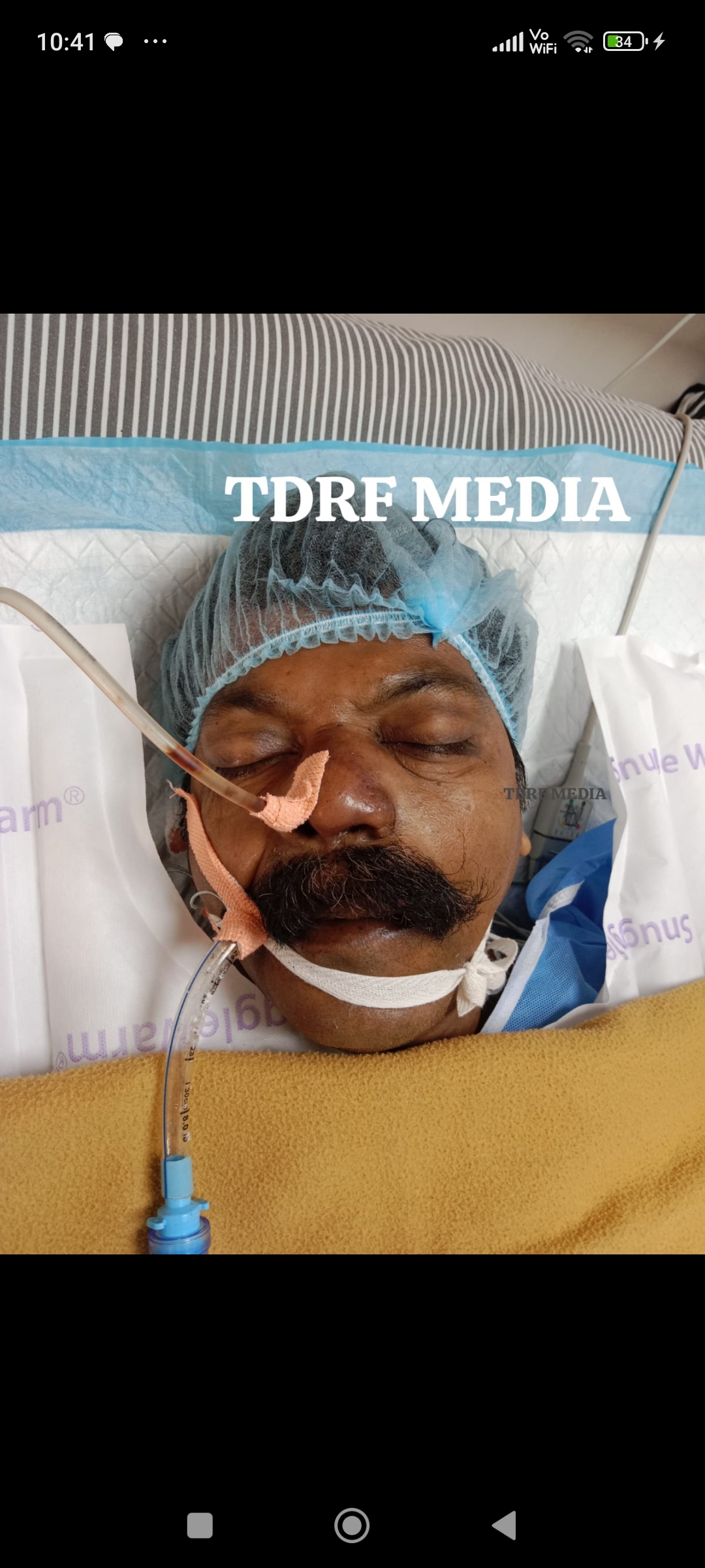 ബിപി അങ്ങാടിയിലെ ആന ഇടഞ്ഞുണ്ടായ അപകടം.ആളെ തിരിച്ചറിഞ്ഞില്ല 